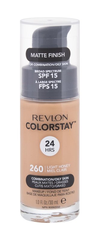 Revlon Colorstay Makeup Combination Oily Skin 30 ml 260 Light Honey SPF15 pro ženy