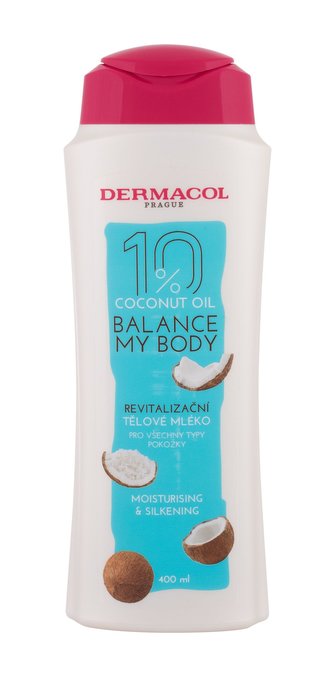 Dermacol Balance My Body Tělové mléko Coconut Oil 400 ml pro ženy