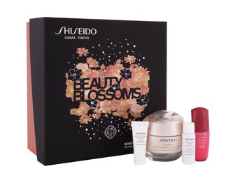 Shiseido Benefiance denní pleťová péče Benefiance Wrinkle Smoothing Cream Enriched 50 ml + čisticí pěna Clarifying Cleansing Foam 5 ml + pleťová voda Treatment Softener Enriched 7 ml + pleťové sérum Ultimune Power Infusing Concentrate 10 ml