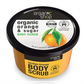 Organic Shop Tonizační tělový cukrový peeling Organic Orange & Sugar (Body Scrub) 250 ml woman