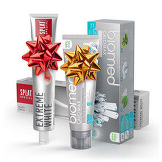 SPLAT Dárkový balíček zubních past White & Strong DUO unisex