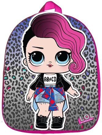 Batoh L.O.L. šedý se vzorem