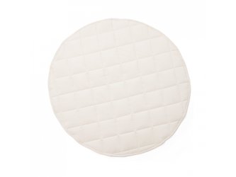 Hrací deka kulatá Off White