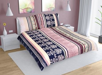 Povlečení bavlna na dvoudeku - barevné pruhy - 1x 200x220, 2ks 70x90 cm (200 cm šířka x 220 cm délka prodloužená) Povlečení bavlna na dvoudeku - barevné pruhy - 1x 200x220, 2ks 70x90 cm (200 cm šířka x 220 cm délka prodloužená)