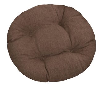 Sedák LADA kulatý prošívaný - hnědá Uni - průměr 40 cm Sedák LADA kulatý prošívaný - hnědá Uni - průměr 40 cm