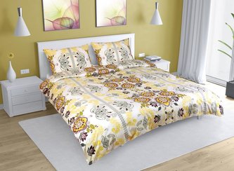 Povlečení bavlna na dvoudeku - ornament - s jedním povlakem na polštář - 1x 200x200, 1ks 50x70 cm Povlečení bavlna na dvoudeku - ornament - s jedním povlakem na polštář - 1x 200x200, 1ks 50x70 cm