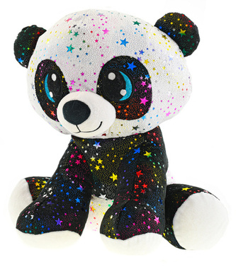 Panda Star Sparkle plyšová 24cm sedící 0m+ v sáčku