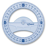 Maped - Úhloměr Geometric 360° průměr 12 cm