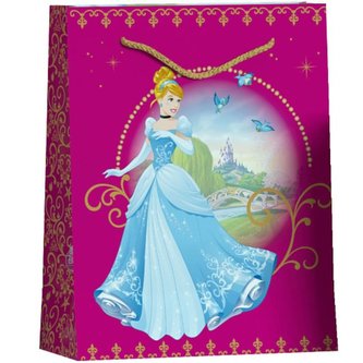 Disney Dárková taška L - Princess Popelka 26 x 33 cm