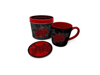Dárkový set keramický hrnek a podtácek - Metallica Dárkový set keramický hrnek a podtácek - Metallica