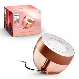 Hue Iris STOLNÍ LAMPA LED 8,1W 570lm 2000-6500K, 16mil. barev, měď - LIMITOVANÁ EDICE
