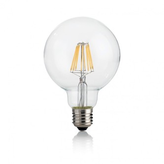 LAMPADINA CLASSIC E27 8W GLOBO D95 TRASPARENTE 4000K