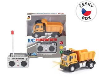 Auto stavební, na dálkové ovládání, 4 kanál, 13,5 x 6 x 19,5