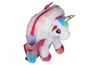 Batoh jednorožec plyš 24x30cm mix druhů v sáčku