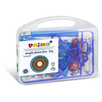 Sada mod. hmot PRIMO NATUR, 5 x 100g, pomůcky, podložka, vykrajovátko KLUK