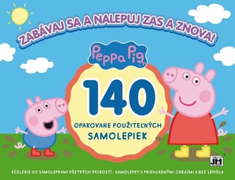 Zabávaj sa a nalepuj zas a znova! Peppa Pig