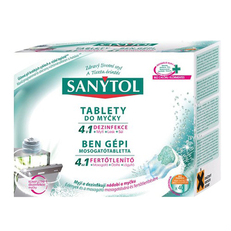 Tablety do myčky SANYTOL 4v1 40ks