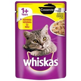 Kap.WHISKAS Cass. s lososem v zele 85g