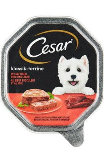 CESAR vanička s hovězím a játry 150g