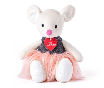 Lumpin Myška Aimi bílá v trendy sukýnce 28 cm