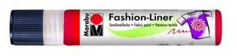 Marabu liner na textil červený 25 ml