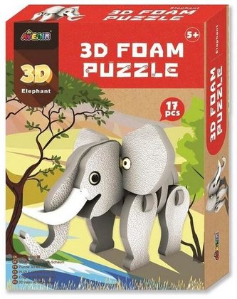 Avenir 3D pěnové puzzle - Slon