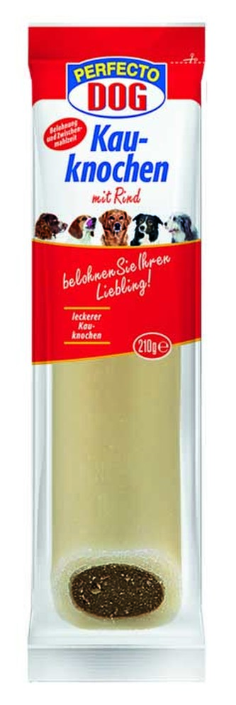 Perfecto Dog plnena zvykaci tycka hovezi 1ks