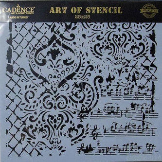 Šablona Cadence HomeDeco - ornamenty 3 / 45x45 cm