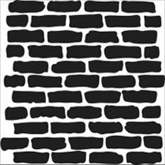 TCW šablona 30,5 x 30,5 cm - Velká zeď, Bricks
