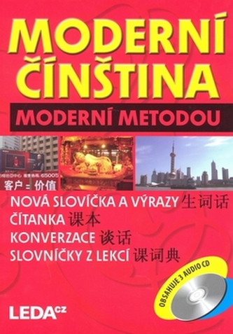 Moderní čínština moderní metodou - 3 knihy+3CD KOMPLET