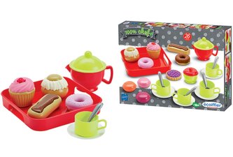 Čajová souprava se zákusky