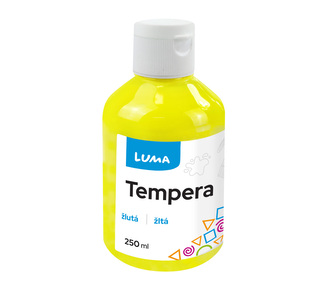 Barvy temperové LUMA 250ml žlutá