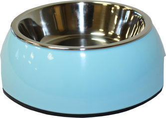 Miska HUHU melaminovas svetle modra M