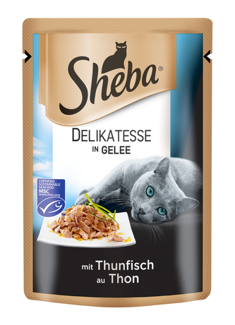 Kap.SHEBA DELIKATESSE tunak v zele 85g