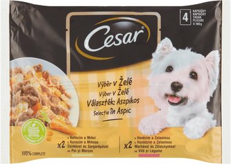 kap.CESAR Selection v zele 4x100g