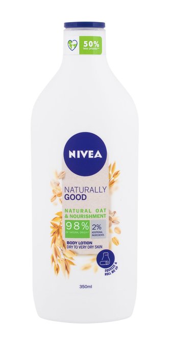 Nivea Naturally Good Tělové mléko Natural Oat 350 ml pro ženy