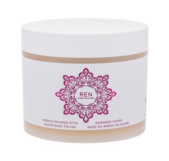 REN Clean Skincare Moroccan Rose Otto Tělový peeling Sugar Body Polish 330 ml pro ženy