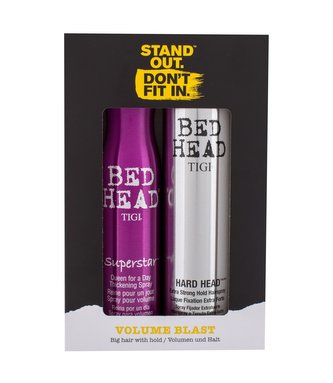 Tigi Bed Head lak na vlasy Bed Head Superstar 311 ml + lak na vlasy Bed Head Hard Head 385 ml