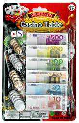 peníze a mince pro Hraní EURO