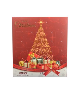 Airpure -  Adventní kalendář Tree (23x čajová a 1x votivní svíčka) NEW