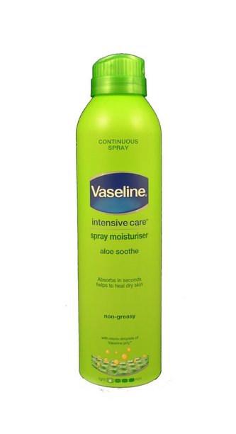 Vaseline Aerosol Lotion Aloe Soothe 190ml