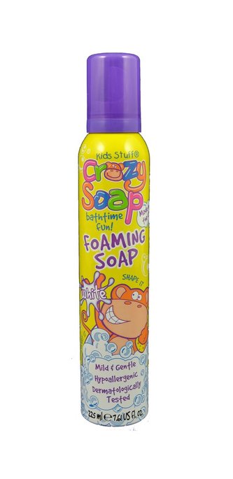 Crazy Soap - tvarovatelná pěna do koupele 225ml White
