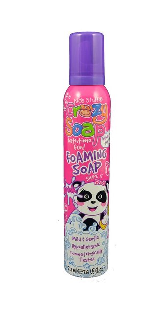 Crazy Soap - tvarovatelná pěna do koupele 225ml Pink