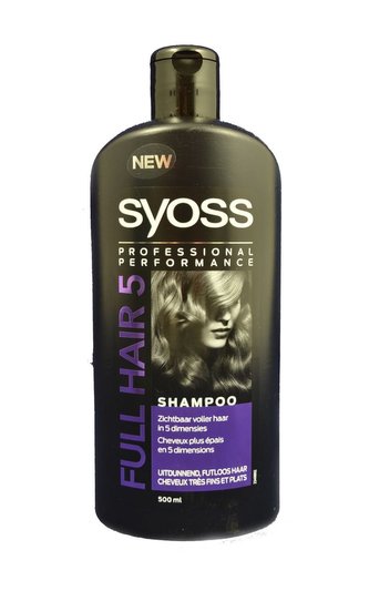Syoss Shampoo Full Hair 5 Desity & Volume 500ml