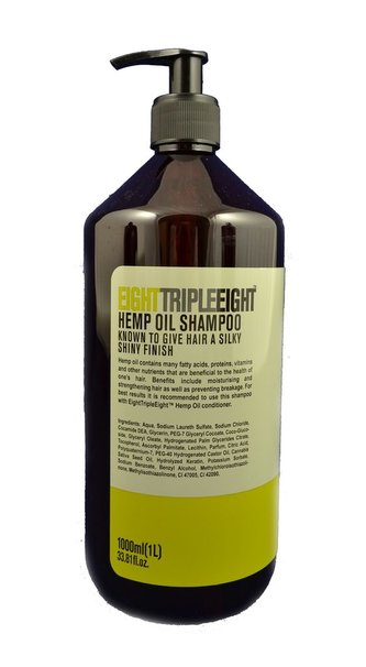 Triple Eight 1000ml šampon Konopný olej - pumpa