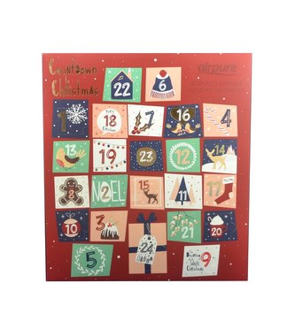 Airpure -  Adventní kalendář Countdown (23x čajová a 1x votivní svíčka) NEW