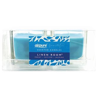 Airpure vonná svíčka 2 x 42g Linen Room - 2x7h