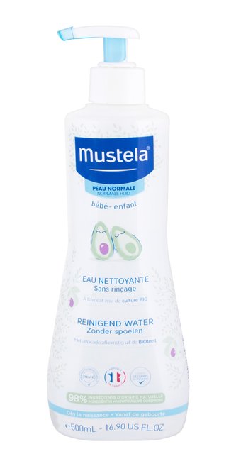 Mustela Bébé Čisticí voda Soothing Cleansing Water 500 ml No-Rinse pro děti