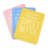 Revolution Skincare Sada pleťových masek pro problematickou pleť Biodegradable (Blemish Prone Skin Sheet Mask) woman