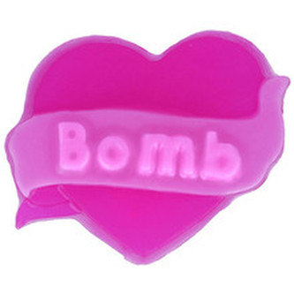 Bomb Cosmetics Glycerinové 3D mýdlo Srdce (Soap) 90 g unisex